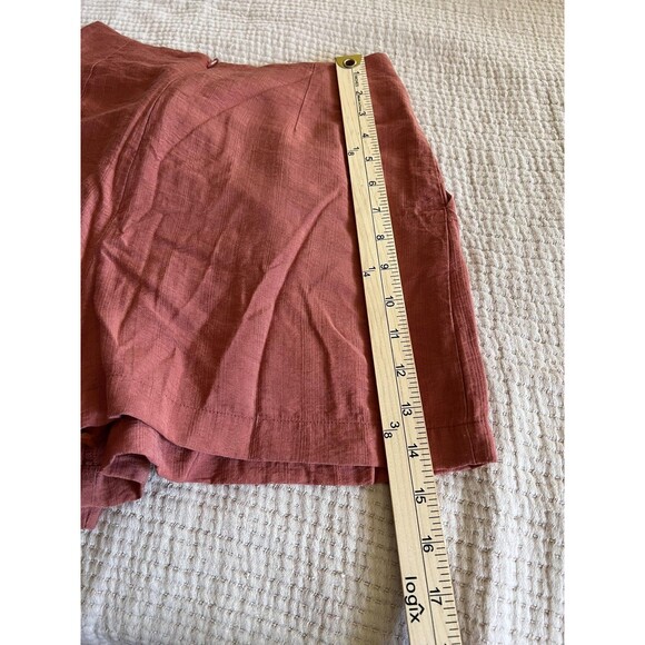 All in Favor Shorts Womens XS High Rise Paperbag Tie Waist Pockets Minimalist - Picture 9 of 13